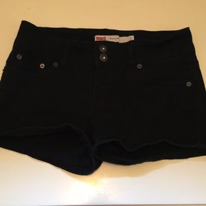 Black Levi shorts